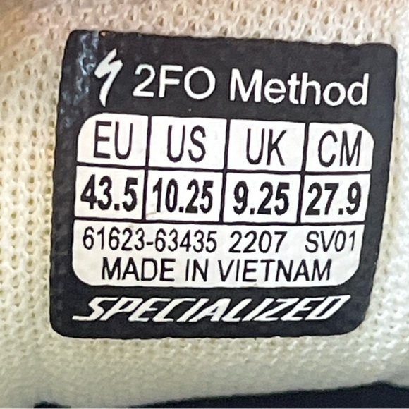 Specialized 2FO Method Foot Out Sneakers Sz 10.25 Slip Not - Picture 10 of 16